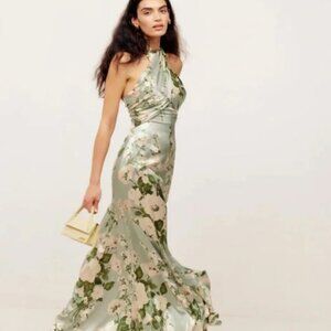 Never worn Reformation Veria Silk Dress